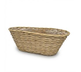 Obal prútie ovál naturálny 49*20*18cm