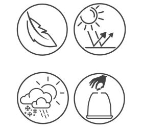 Kvetináč na nožičkách malý čierny zoe z hliny