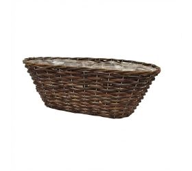 Obal prútie ovál hnedý 49*20*18cm