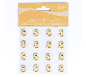 Čísla wood s/16 stickers 10x10cm