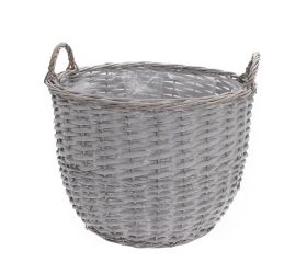 Obal prútie sivý s ušami 30x30x24/30cm hd-a380/s