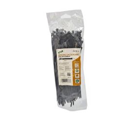 Upínacie pásiky sada100ks/3,6x200mm čierne *3838