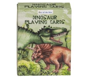 Hracie karty, dinosaurus, cca 5,7 x 8,7 cm,