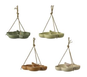 Kŕmidlo pre vtáky z bambus pre vtáky, 4ass 23,3/22,7/ v5,5cm