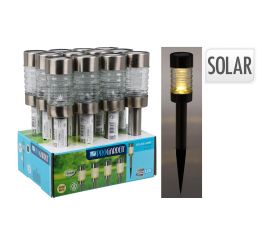Solárne svetlo zápich nerez pr.6x26cm ww