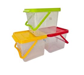 Vedro uh 6,3l 19x22x24 cm hranaté s vekom klc