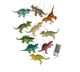 Svetelná reťaz s 10 led diódami, dinosaurus