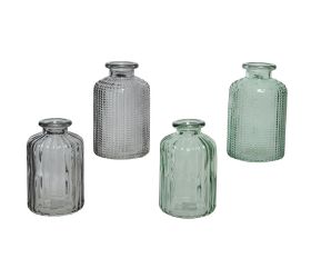 Váza sklo 4ass pr.6,5cm/v10cm