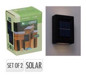 Solárne svetlo nástenné s/2