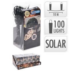 Solárne svetlo reťaz led100/10m