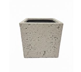 Kv-42 kvetináč umelý kameň granite kocka pieskový 40x40x40