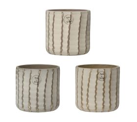 Obal pruhy prír.mix 3druhy 13xv13cm