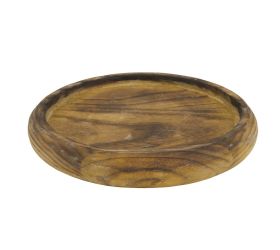 Okrúhly tanier teak 28x28x4cm