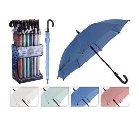 Dáždnik s automatickým otváraním, 4 ks, farbené
