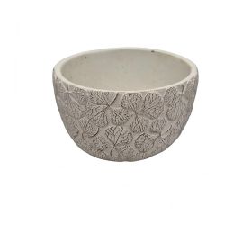 Obal kvety keramika 16.8*16.8*9.8 biely