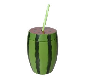 Pohár párty melón plast so slamkou v14/11/11cm