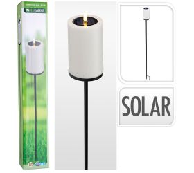 Solárne svetlo led zápich