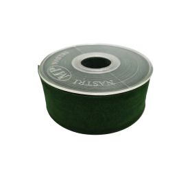 Stuha zamat tm zelená 4cm/7m 3066g 73