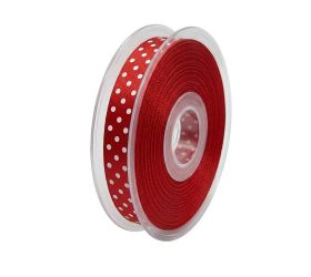Stuha červená 1cm/20m 2140p 08