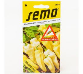 Paprika ročná habanero white - veľmi silno štipľavá 15s