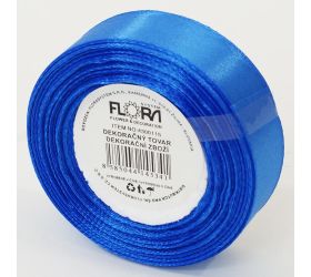 Saten stuha 20mm/15m modrá farba 121