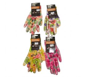 Rukavice dámske do záhrady ,,8,, mix farba