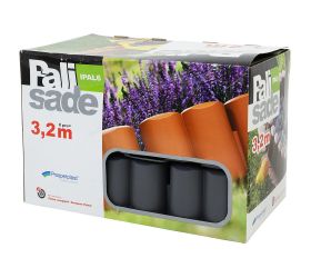 Ipal6 palisáda szary 3,02mxh10cm
