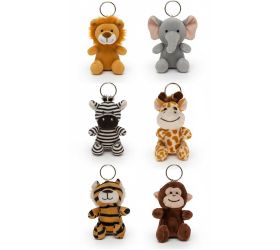 Kovová kľúčenka, zvieratá zo safari