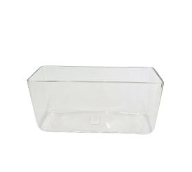 Váza hranol sklo v15/30/10cm