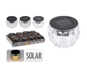 Solárne svetlo sklo dóza 3ass