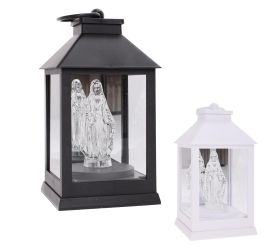 Led lucerna mária biela,čierna la1+bat