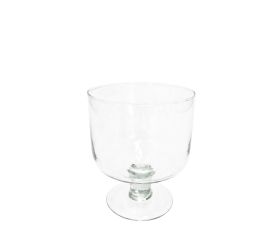 Salaterka na stopke sklo pr.14,5/v17cm