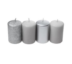 Valec 4-pack mix strieborný