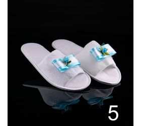 Svadobné papuče s mašličkou / kvietkom - Svadba