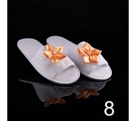 Svadobné papuče s mašličkou / kvietkom - Svadba