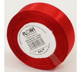 Saten stuha 20mm/15m červená farba 163