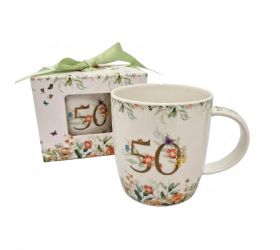 Šálka darček. výročná 50