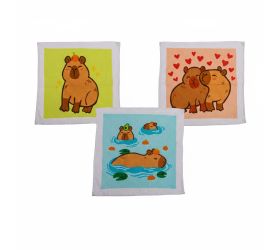 Magický bavlnený uterák, kapybara, 30x30cm