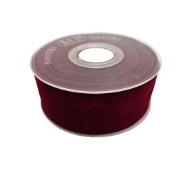 Stuha zamat bordó 4cm/7m 3066g 24