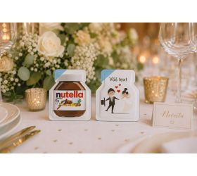 Svadobná mini Nutella v plastovom balení