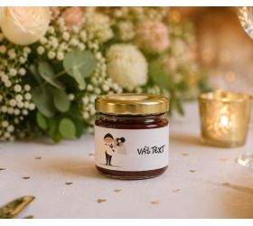 Pečený svadobný čaj  - nevesta na rukách