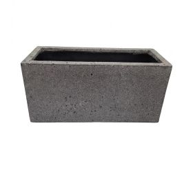 Kv-44 kvetináč umelý kameň granite hrantík šedá 80x30x40