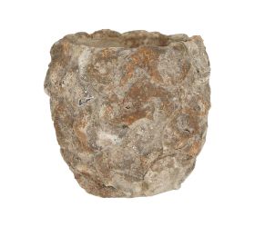 Kvetináč cement 16x16x15cm hnedý