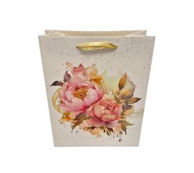 Agb1029203wk taška darč. 20xv25x10cm artistic peony seamless