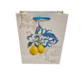 Agb1028703wk taška darč. 20x25x10cm baroque lemon sicilian bloom
