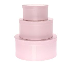 Darč.krabička s/3 25x11cm,20x10cm,15x8cm ružová