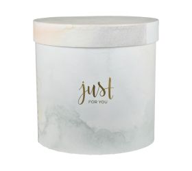 Darč.krabička just for you s/3 19,5x19cm sivá