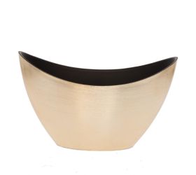 Loďka plast 20x9x11,5cm zlatá