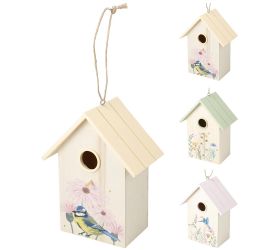 Búdka pre vtátákov drevo 16x10x21cm