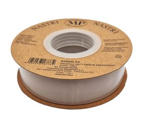 Stuha organza 2,5cm/20m bl. hnedá 5392m 52